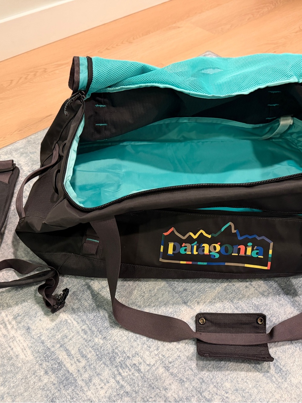 Patagonia black hole duffel bag backpack 55L - Picture 2 of 7